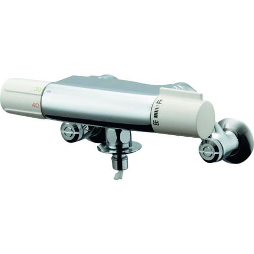 ■KAKUDAI 洗濯機用サーモスタット混合栓(ストッパーつき)〔品番:177002〕【1997678:0】[送料別途見積り][掲外取寄][店頭受取不可]