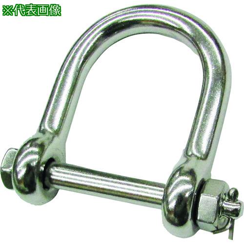 ■水本 ステンレス ワリピン式ワイドネジシャックル 呼び12mm〔品番:SBW12316〕【2010487:0】[送料別途見積り][掲外取寄][店頭受取不可]