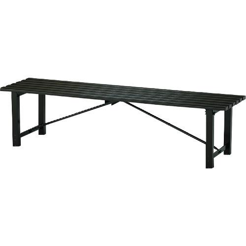 ■ハセガワ アルミ縁台 TG型 天板L180×W45×H45cm(16890)〔品番:TG2.01845〕【2010572:0】[直送DS][店頭受取不可]