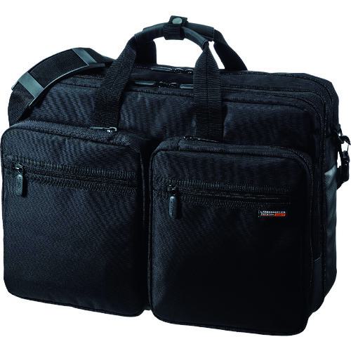 ■SANWA 3WAYビジネスバッグ(出張用・大型)〔品番:BAG3WAY22BK〕【2018046:0】[法人・事業所限定][外直送元][店頭受取不可]