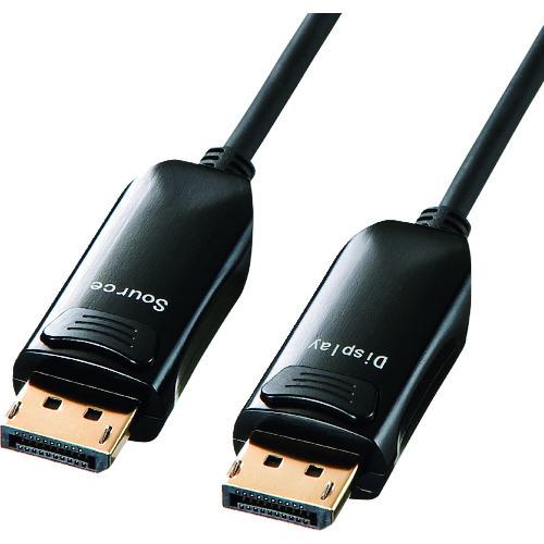 ■SANWA DIsplayPort光ファイバケーブル30m〔品番:KCDPFB300〕【2019654:0】[法人・事業所限定][外直送元][店頭受取不可]