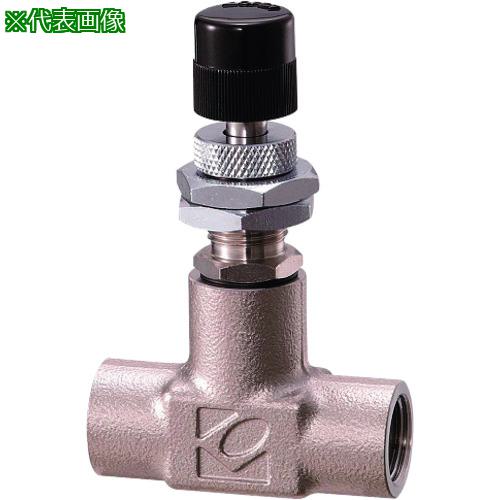 ■KOFLOC 精密ニードルバルブ MODEL 2412 SERIES〔品番:2412TSS14O20.1MPA10LMIN〕【2030659:0】[送料別途見積り][掲外取寄][店頭受取不可]