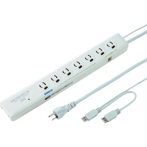 ■SANWA 高性能雷連動タップ〔品番:TAPRE10SPUN〕【2031377:0】[法人・事業所限定][直送元][店頭受取不可]