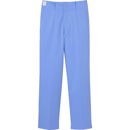 ■サンペックス ストレートパンツ メンズ 食品工場 白衣 衛生 サックス 76〔品番:US262276〕【2035581:0】[送料別途見積り][掲外取寄][店頭受取不可]