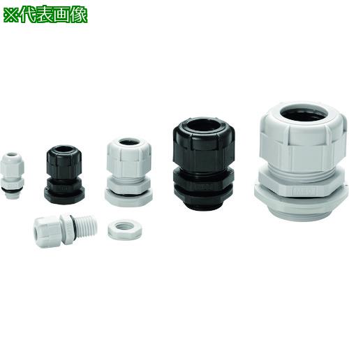 ■タカチ Mネジケーブルグランド 低価格タイプ ライトグレー〔品番:RM12S7SP〕【2039963:0】[法人・事業所限定][外直送元][店頭受取不可]
