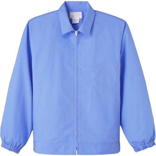 ■サンペックス 長袖ジャンパー メンズ 食品工場 白衣 衛生 サックス M〔品番:US2632M〕【2041903:0】[送料別途見積り][掲外取寄][店頭受取不可]