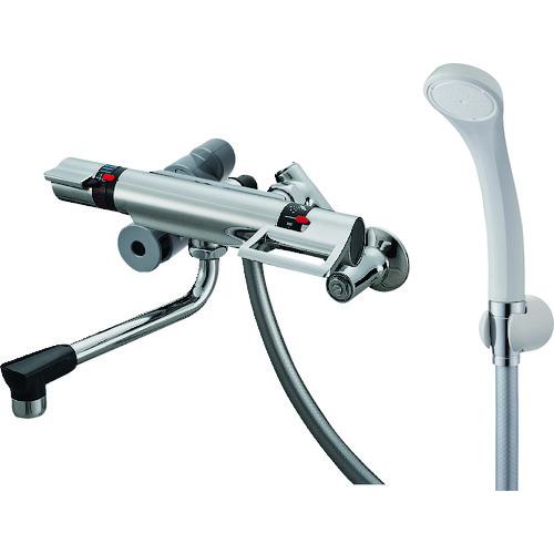 ■SANEI サーモシャワー混合栓 メッキ ベンリー偏心管 寒冷地用 〔品番:SK181DCK3U13〕【2043171:0】[送料別途見積り][掲外取寄][店頭受取不可]