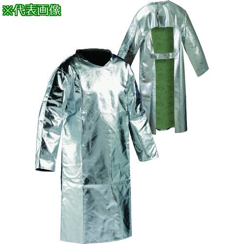 ■JUTEC 耐熱保護服 袖付エプロン XLサイズ〔品番:HSFM120KA256〕【2063510:0】[店頭受取不可]