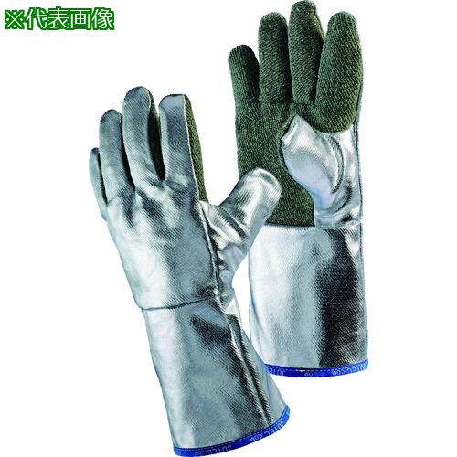 ■JUTEC 耐熱手袋 アルミナイズドプレオックス L〔品番:H125A238W29〕【2063515:0】[店頭受取不可]｜ホームセンターバロー　店