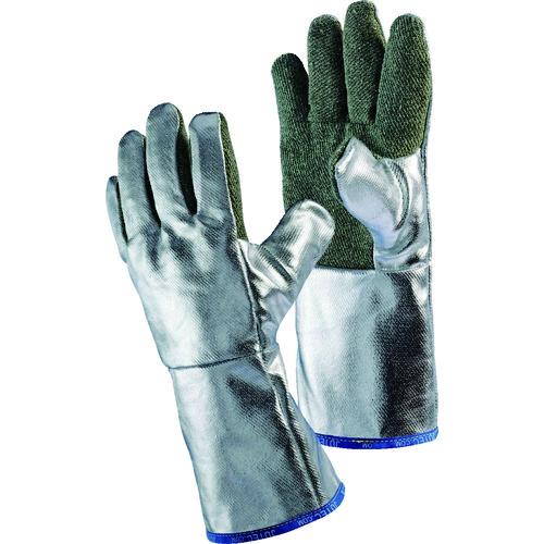 ■JUTEC 耐熱手袋 アルミナイズドプレオックス XL〔品番:H125A238W2〕【2063516:0】[店頭受取不可]
