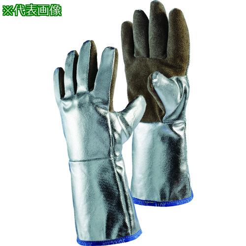 ■JUTEC 耐熱手袋 アルミナイズドレザー L〔品番:H05LA238W29〕【2063523:0】[店頭受取不可]｜ホームセンターバロー　店