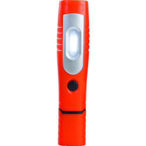 ■GROZ 充電式LEDハンドライト 360度回転 オレンジ 400Lm〔品番:LED360〕【2064776:0】[店頭受取不可]