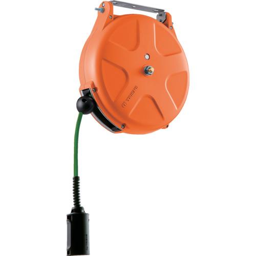 ■TRIENS 導電エアーホースリール 内径6.5&times;外径10mm ホース全長10m オレンジ〔品番:SHS210EAOR〕【2065957:0】[店頭受取不可]｜ホームセンターバロー　店