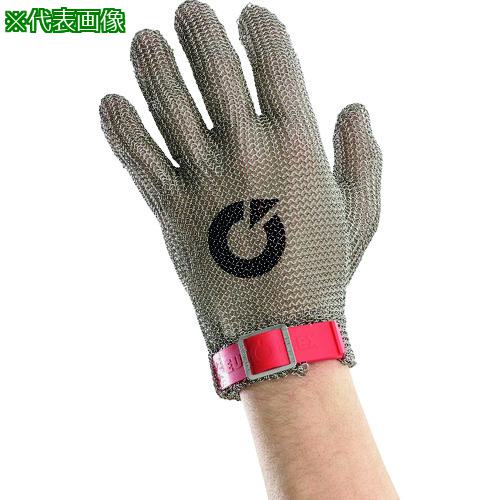 ■EUROFLEX 突刺し防止 耐切創クサリ手袋 コンフォート 1枚 ショートL〔品番:HC153〕【2066946:0】[店頭受取不可]