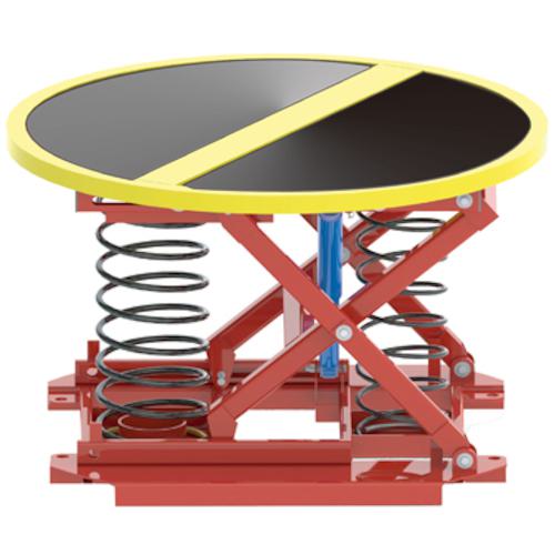 ■ダンディ スプリング式パレット回転台 パレットレベラー800kg 1108パイ〔品番:PAL360800KG〕【2081921:0】[送料別途見積り][法人・事業所限定][直送][店頭受取不可]