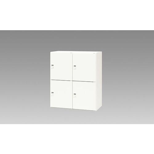 ■NAIKI パーソナルロッカー CW型 4人用 ホワイト ダイヤル錠〔品番:CW0911PLD4WW〕【2088266:0】[送料別途見積り][法人・事業所限定][外直送][店頭受取不可]