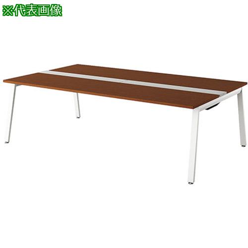 ■NAIKI 大型ベンチテーブル (基本型) (両面タイプ)〔品番:RXFN2412KWWN〕【2088562:0】[送料別途見積り][法人・事業所限定][外直送][店頭受取不可]｜ホームセンターバロー　店