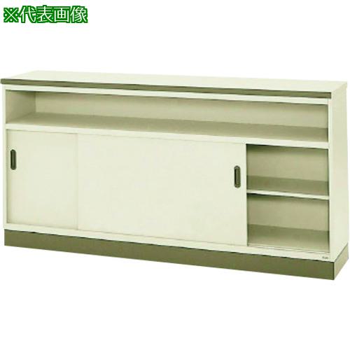 ■PLUS 94549)SK ハイカウンター中棚付書庫SK-3530NT LGY〔品番:SK3530NTLM〕【2092328:0】[送料別途見積り][法人・事業所限定][外直送][店頭受取不可]