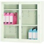 ■JTX 522791)3×3型引違書庫 ガラス戸 3355NG〔品番:3355NG〕【2093501:0】[送料別途見積り][法人・事業所限定][外直送][店頭受取不可]