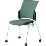■PLUS 629542)会議イス チェダーC MC-W62S CGY〔品番:MCW62SCGY〕【2093760:0】[送料別途見積り][法人・事業所限定][外直送][店頭受取不可]