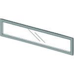 ■PLUS 626020)LFパネル 透明ガラスパネル LF-2G12 DGY〔品番:LF2G12〕【2095182:0】[送料別途見積り][法人・事業所限定][外直送][店頭受取不可]