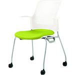 ■PLUS 629443)会議イス チェダーC MB-W53NH YG〔品番:MBW53NHYG〕【2095326:0】[送料別途見積り][法人・事業所限定][外直送][店頭受取不可]｜ホームセンターバロー　店