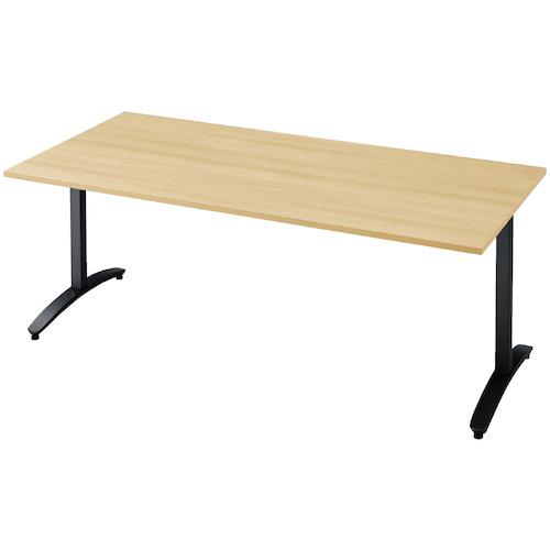 ■PLUS 679402)ロンナ会議テーブル NN-1809TAR LW/BK〔品番:NN1809TARLWBK〕【2095384:0】[送料別途見積り][法人・事業所限定][外直送][店頭受取不可]