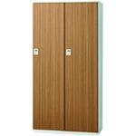 ■PLUS 31377)LZ 更衣ロッカー LZ-2D WC〔品番:LZ2DWC〕【2096896:0】[送料別途見積り][法人・事業所限定][外直送][店頭受取不可]