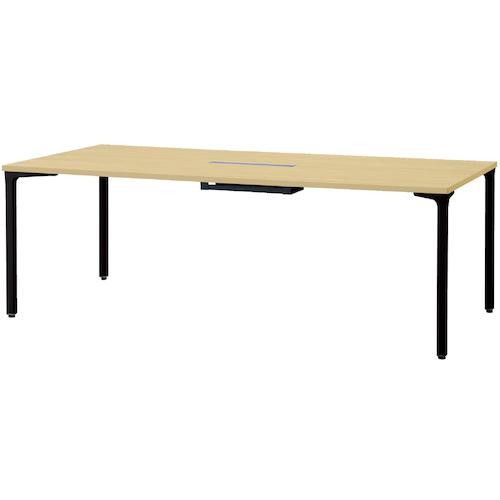 ■PLUS 679301)ロンナ会議テーブル NN-2110PARH LW/BK〔品番:NN2110PARHLWBK〕【2097009:0】[送料別途見積り][法人・事業所限定][外直送][店頭受取不可]