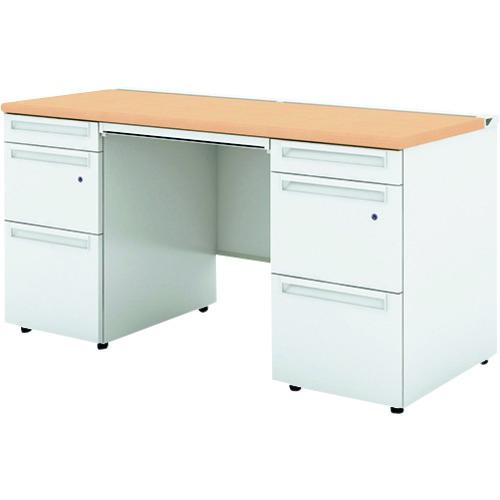 ■PLUS 779654)US 両袖机UR-146D-33 WM/W4〔品番:UR146D33WMW4〕【2097284:0】[送料別途見積り][法人・事業所限定][外直送][店頭受取不可]｜ホームセンターバロー　店