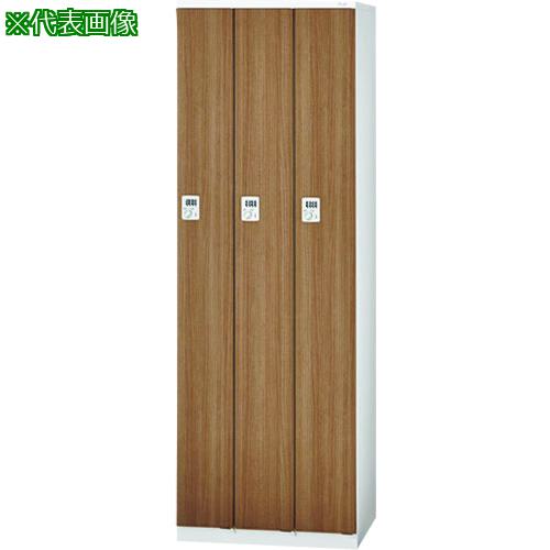 ■PLUS 32430)LZロッカー LZ-S3S WC〔品番:LZS3SWC〕【2098420:0】[送料別途見積り][法人・事業所限定][外直送][店頭受取不可]｜ホームセンターバロー　店