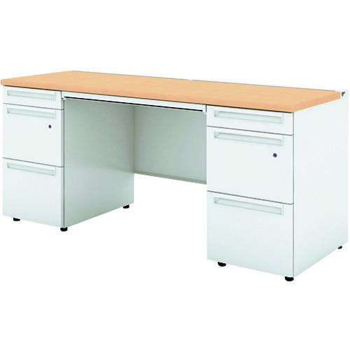 ■PLUS 779624)US 両袖机UR-166A-33 WM/W4〔品番:UR166A33WMW4〕【2098906:0】[送料別途見積り][法人・事業所限定][外直送][店頭受取不可]｜ホームセンターバロー　店