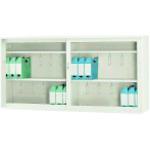 ■JTX 522789)6×3型引違書庫 ガラス戸 6355NG〔品番:6355NG〕【2099776:0】[送料別途見積り][法人・事業所限定][外直送][店頭受取不可]
