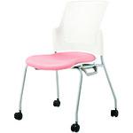 ■PLUS 629451)会議イス チェダーC MC-W53NH PK〔品番:MCW53NHPK〕【2100043:0】[送料別途見積り][法人・事業所限定][外直送][店頭受取不可]