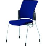 ■PLUS 629509)会議イス チェダーC MC-W60S NBL〔品番:MCW60SNBL〕【2100071:0】[送料別途見積り][法人・事業所限定][外直送][店頭受取不可]