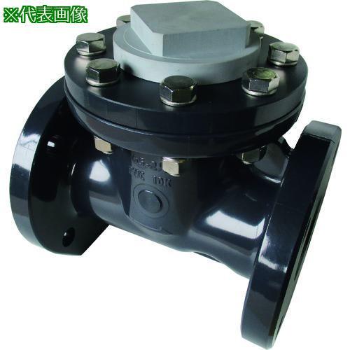 ■エスロン ストレーナ 本体材質PVC シール材質FKM JIS10KF 65A〔品番:ST65FV〕【2102725:0】[送料別途見積り][法人・事業所限定][外直送][店頭受取不可]