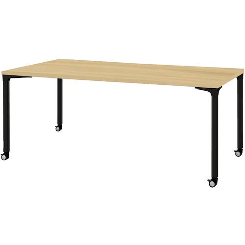 ■PLUS 679337)ロンナ会議テーブル NN-1809PKR LW/BK〔品番:NN1809PKRLWBK〕【2103305:0】[送料別途見積り][法人・事業所限定][外直送][店頭受取不可]