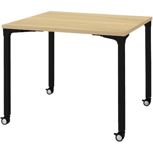 ■PLUS 679358)ロンナ会議テーブル NN-0909PKS LW/BK〔品番:NN0909PKSLWBK〕【2103349:0】[送料別途見積り][法人・事業所限定][外直送][店頭受取不可]