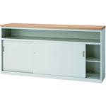 ■JTX 727480)ハイカウンタ- CS-189HST 中棚付 NA〔品番:CS189HSTNA〕【2104603:0】[送料別途見積り][法人・事業所限定][外直送][店頭受取不可]｜ホームセンターバロー　店