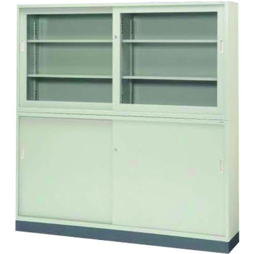 ■PLUS 18462)KR 引違い書庫 SS-603R LGY〔品番:SS603RLGY〕【2106299:0】[送料別途見積り][法人・事業所限定][外直送][店頭受取不可]｜ホームセンターバロー　店