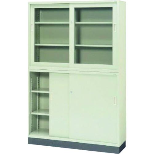 ■PLUS 18458)KR 引違い書庫 SS-403RS LGY〔品番:SS403RSLGY〕【2107878:0】[送料別途見積り][法人・事業所限定][外直送][店頭受取不可] 37,466円