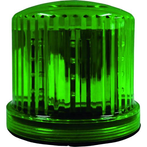 ■仙台銘板 LED回転・点滅灯 電池式 グリーン〔品番:3082073〕【2108432:0】[送料別途見積り][法人・事業所限定][外直送][店頭受取不可]