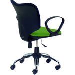 ■プラス 693147)事務イス プロップ KB-A97SEL-N YG 〔品番:KBA97SELNYG〕【2109170:0】[送料別途見積り][法人・事業所限定][外直送][店頭受取不可]｜ホームセンターバロー　店