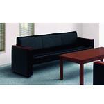 ■PLUS 69141)RS-7 ソファ RS-73 BK〔品番:RS73BK〕【2109653:0】[送料別途見積り][法人・事業所限定][外直送][店頭受取不可]｜ホームセンターバロー　店
