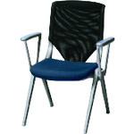 ■プラス 656122)会議イス カイノス MB-J10ME BL 〔品番:MBJ10MEBL〕【2111578:0】[送料別途見積り][法人・事業所限定][外直送][店頭受取不可]