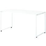 ■PLUS 632104)SQ デスク(配線口付)SQ-W147H W4/W4〔品番:SQW147HW4W4〕【2111579:0】[送料別途見積り][法人・事業所限定][外直送][店頭受取不可]