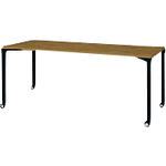 ■PLUS 662865)ロンナ 会議テーブル NN-1807PKR T2/BK〔品番:NN1807PKRT2BK〕【2112089:0】[送料別途見積り][法人・事業所限定][外直送][店頭受取不可]