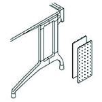 ■PLUS 628636)XF TYPE-R サイド脚スチ-ルP XR-024SP M4〔品番:XR024SPM4〕【2114596:0】[送料別途見積り][法人・事業所限定][外直送][店頭受取不可]