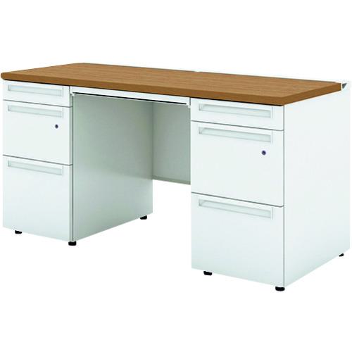 ■PLUS 779655)US 両袖机UR-146D-33 T2/W4〔品番:UR146D33T2W4〕【2115276:0】[送料別途見積り][法人・事業所限定][外直送][店頭受取不可]｜ホームセンターバロー　店