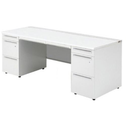 ■PLUS 779608)US 両袖机UR-187AL-33 WS/W4〔品番:UR187AL33WSW4〕【2115350:0】[送料別途見積り][法人・事業所限定][外直送][店頭受取不可]｜ホームセンターバロー　店